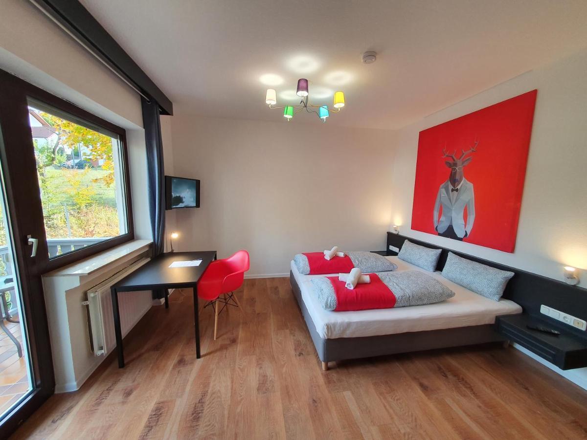 Garni Hotel Biebertal Am Milseburgradweg Hofbieber Esterno foto